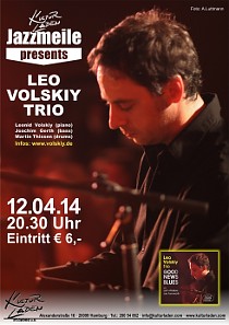 Plakat 980pxl.1 Jazzmeile presents: Leo Volskiy Trio jazzmeile
