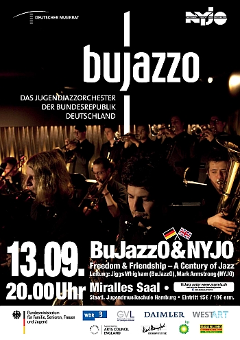 BuJazzO+NYJO Bundesjazzorchester & National Youth Jazz Orchestra jazzinhamburg