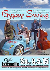 Plakat klein1 Jazzmeile presents: „Gypsy Swing“ jazzmeile
