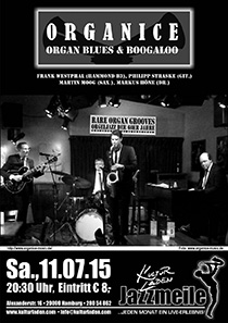 Plakat 900 pxl. Jazzmeile presents: ORGANICE   Rare Organ Grooves  jazzmeile